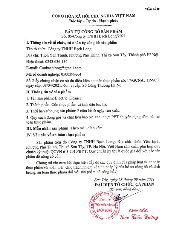 Công Ty TNHH Bạch Long
